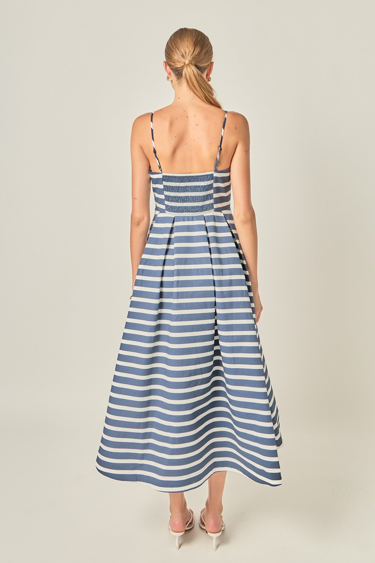 Striped Midi Dress