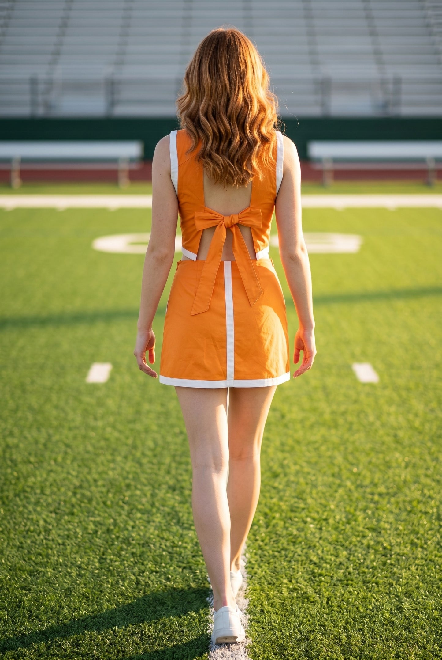 Contrast Band Detail Skort