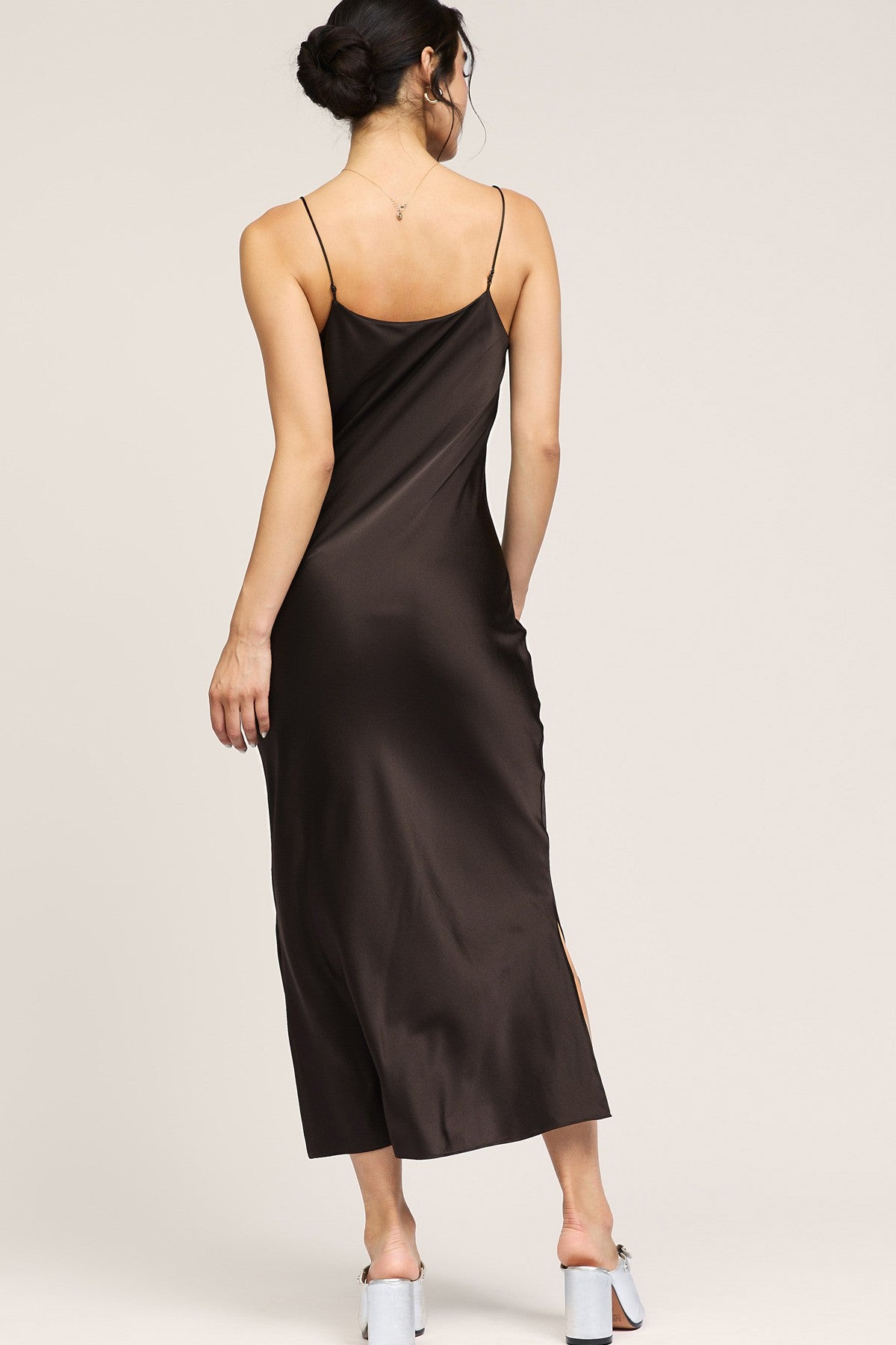 Silk Cami Midi Dress