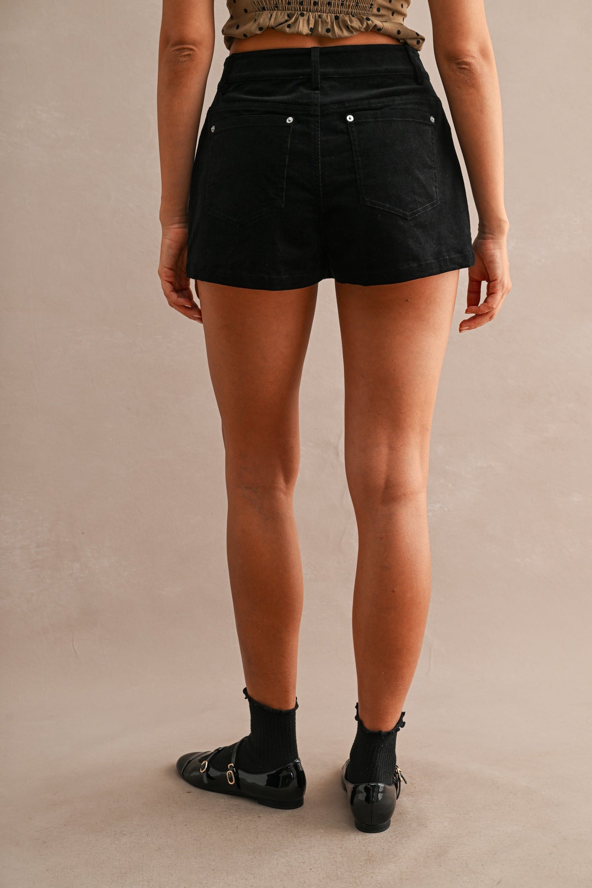 Corduroy Mini Skort