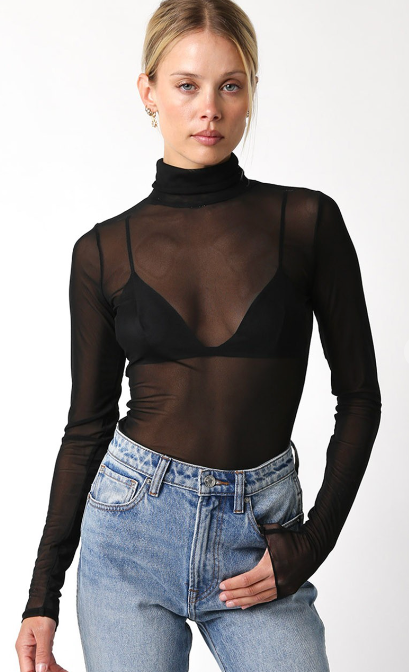 Ivy Mesh Top