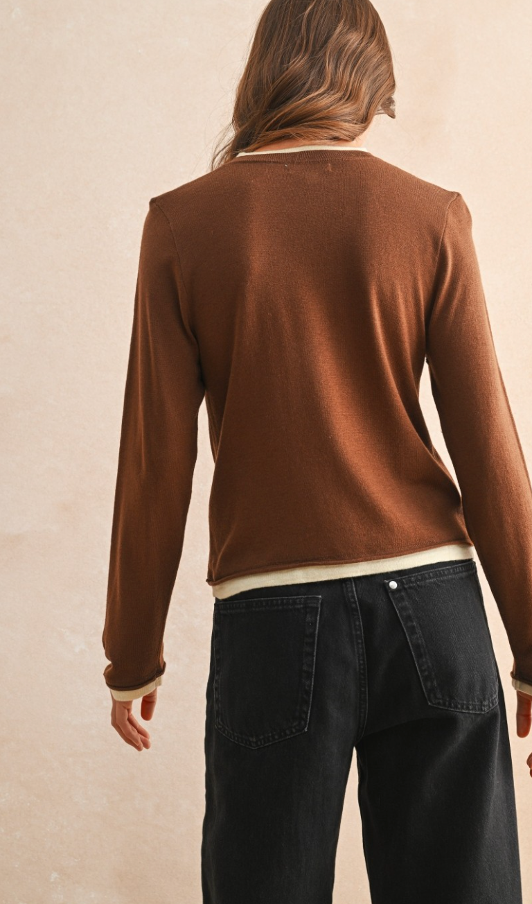 Layered Knit Top