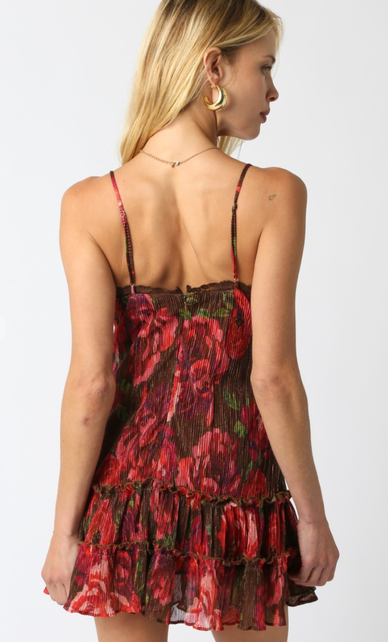 Nia Ruffle Floral Dress