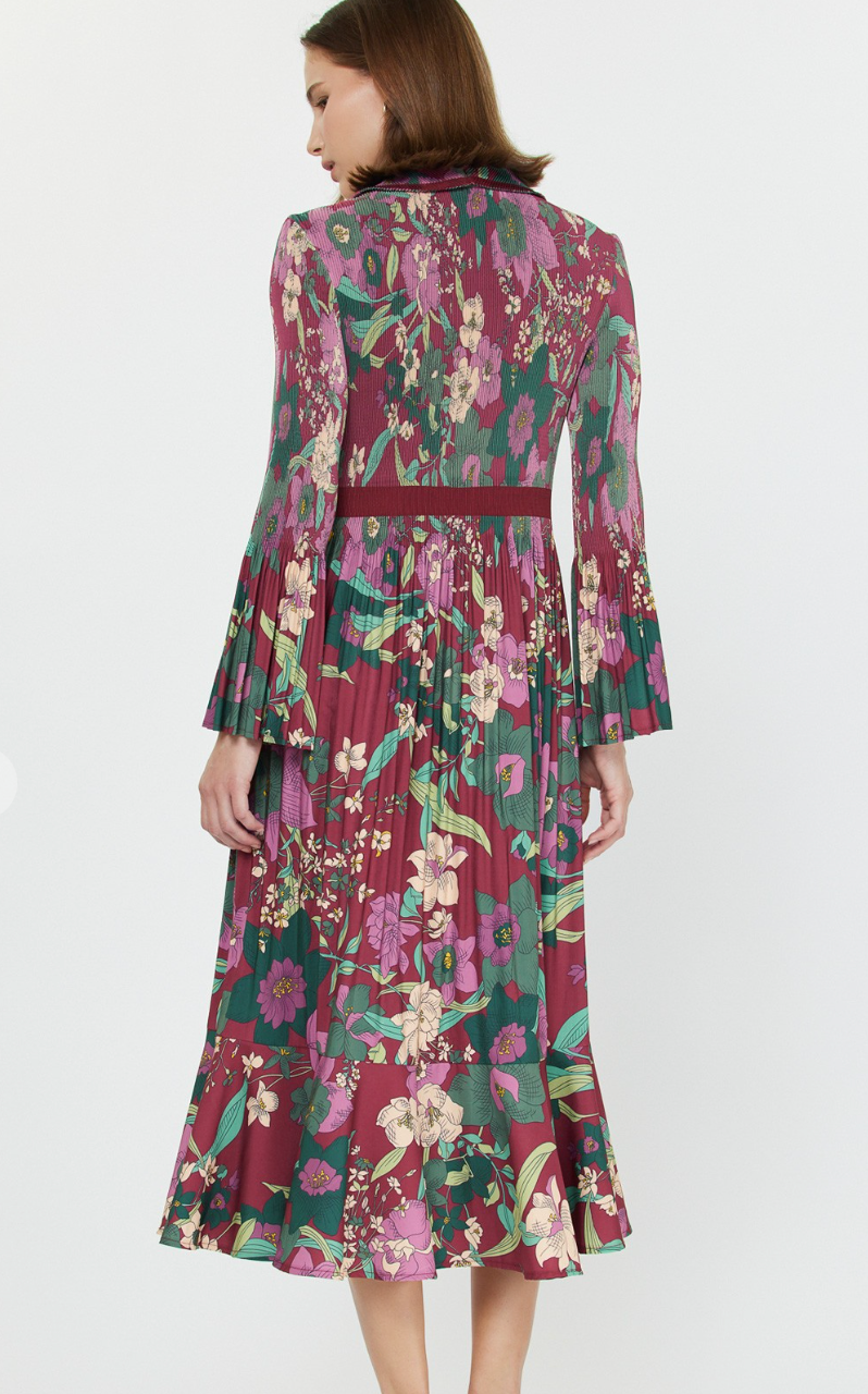Floral Print Midi Dress