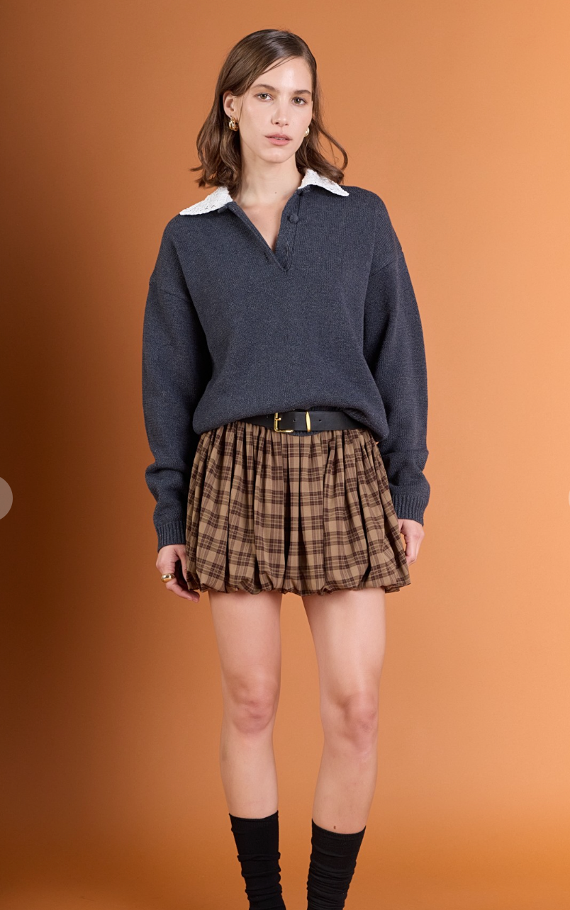 Balloon Mini Skirt