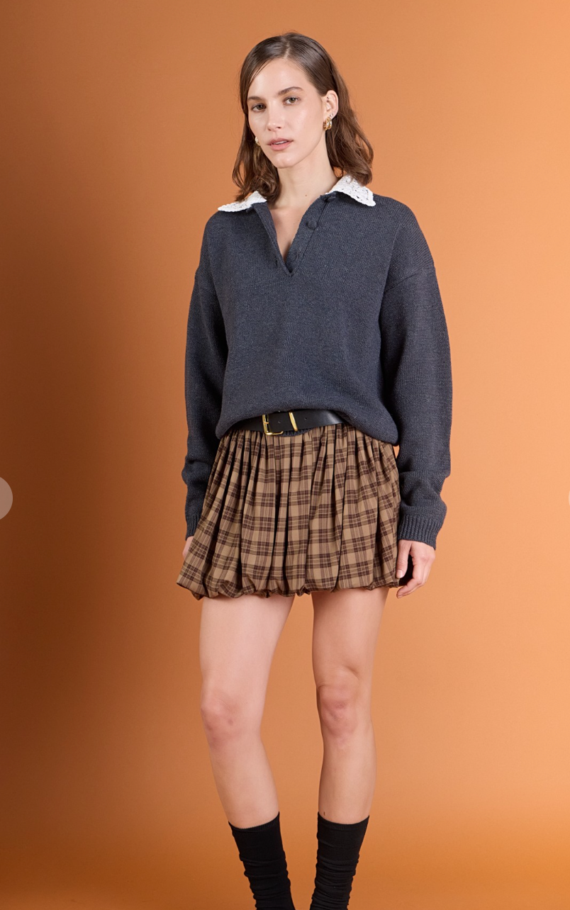 Balloon Mini Skirt