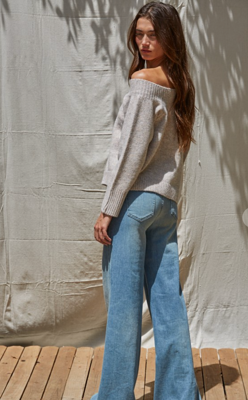 Off The Shoulder Sweater