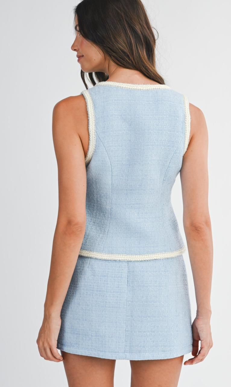 Tweed Mini Skirt