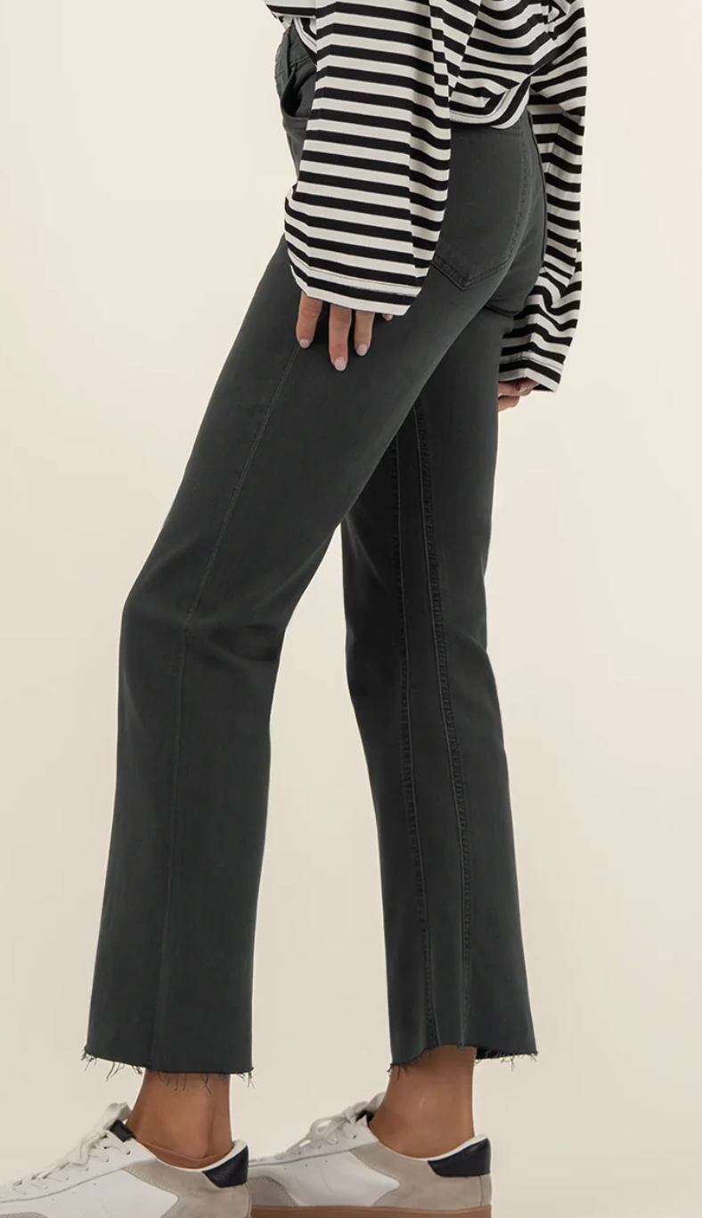 Kelsey High Rise Ankle Flare Jeans