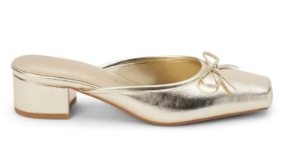 Geneva Heeled Mule