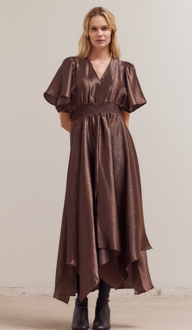Satin Maxi Dress