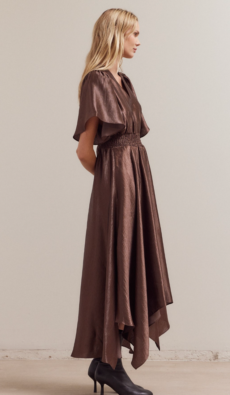 Satin Maxi Dress