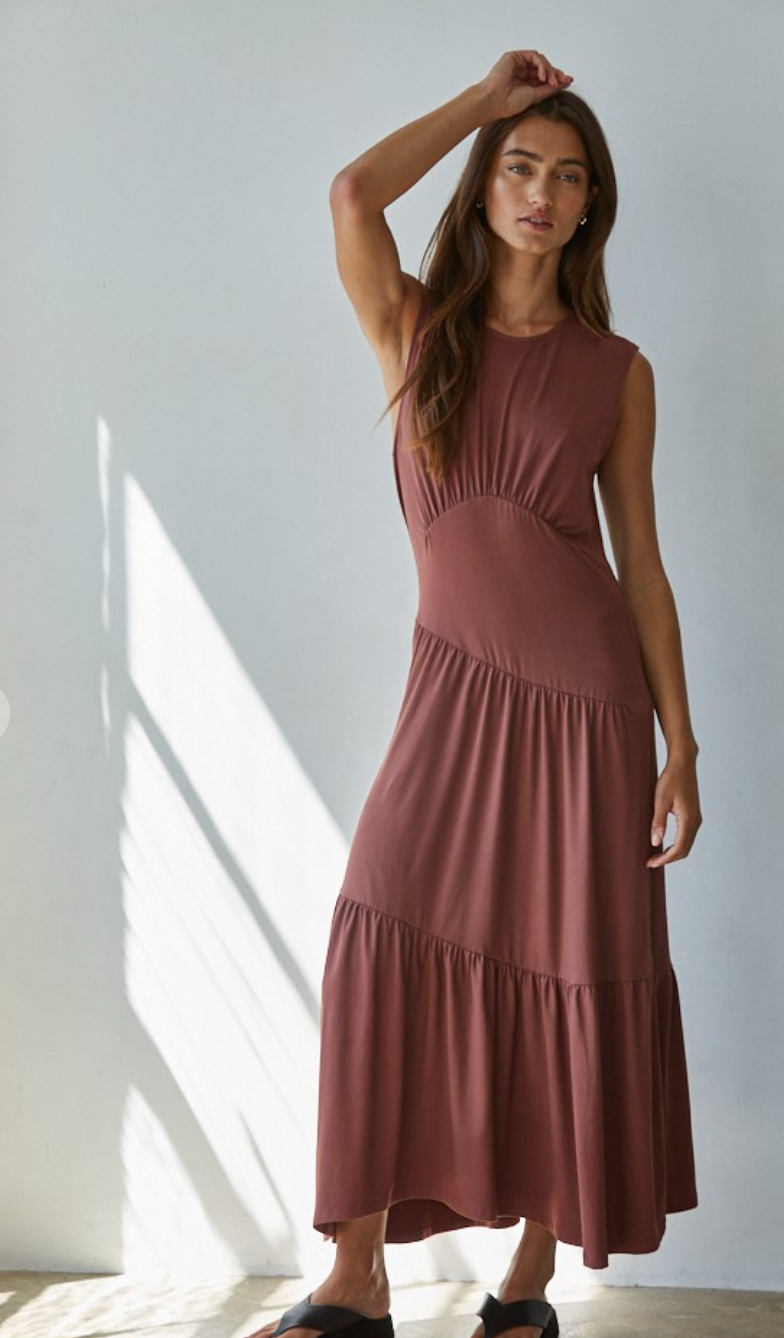 Solene Tiered Dress