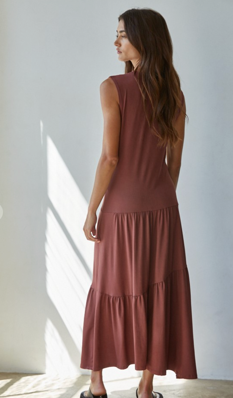 Solene Tiered Dress