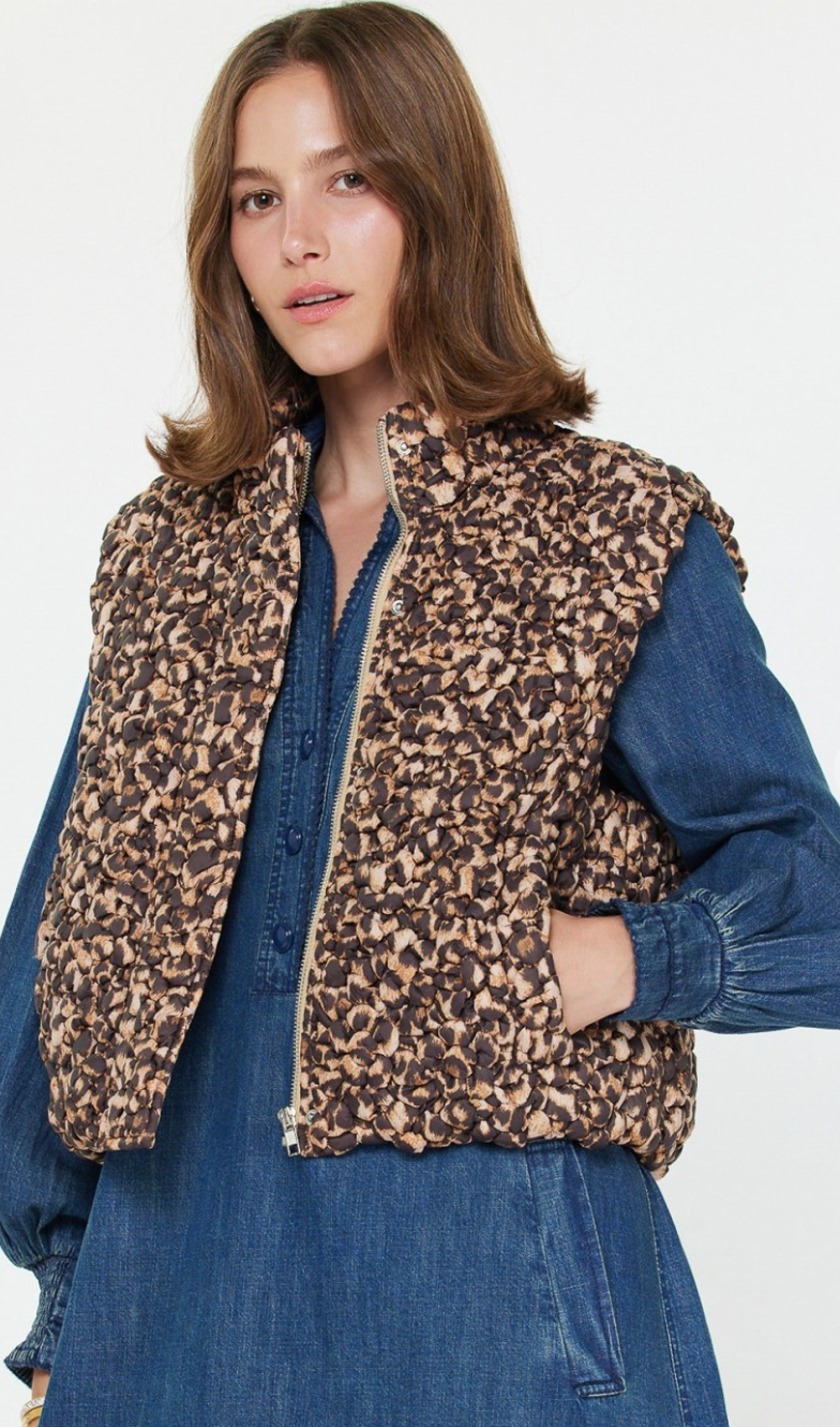 Cropped Quilting Vest