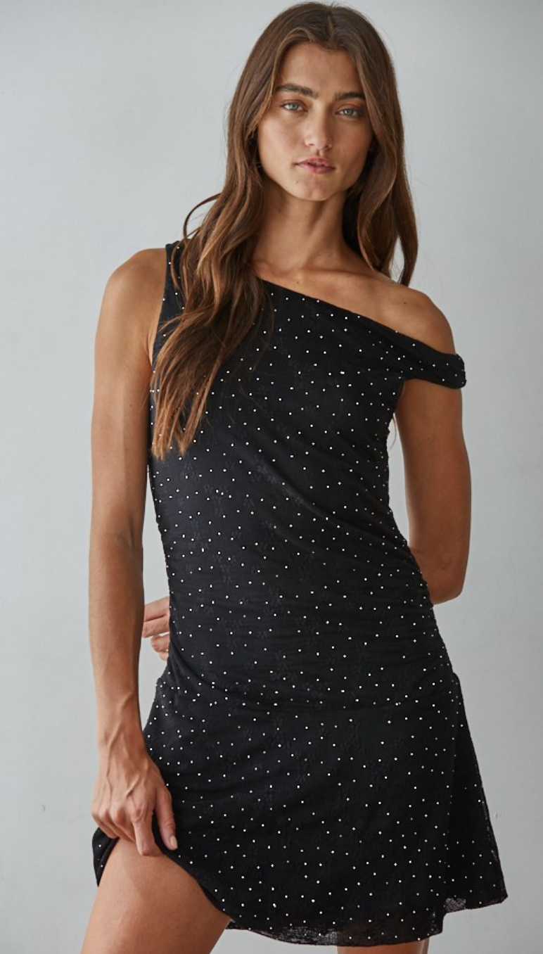 Gala Beaded Mini Dress