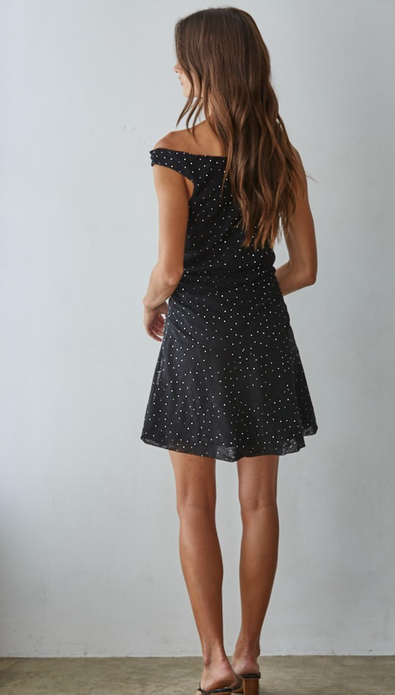 Gala Beaded Mini Dress