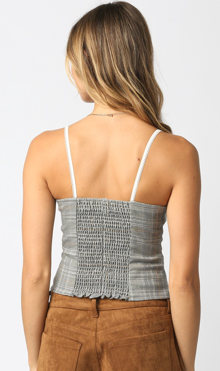 Miley Gingham Top