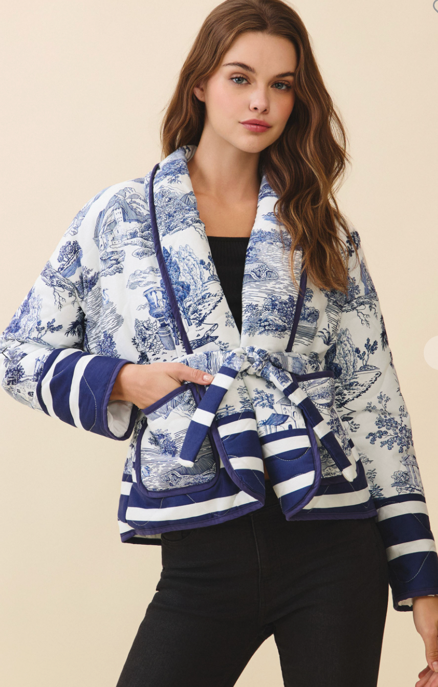 Toile Quilted Jacket