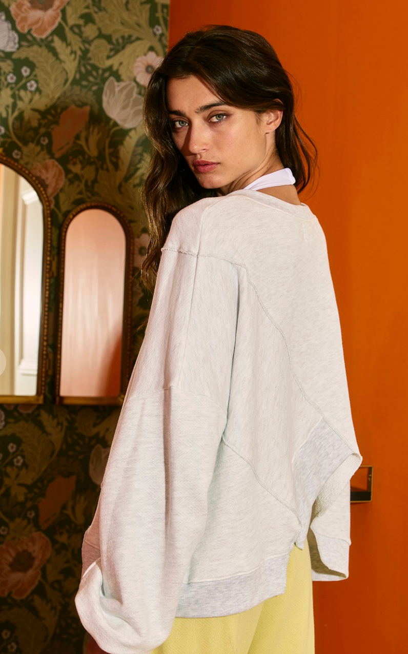 Asymmetric Sweatshirt Top