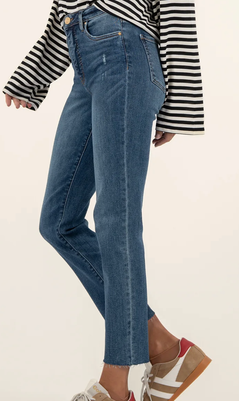 Reese High Rise Ankle Flare Jean