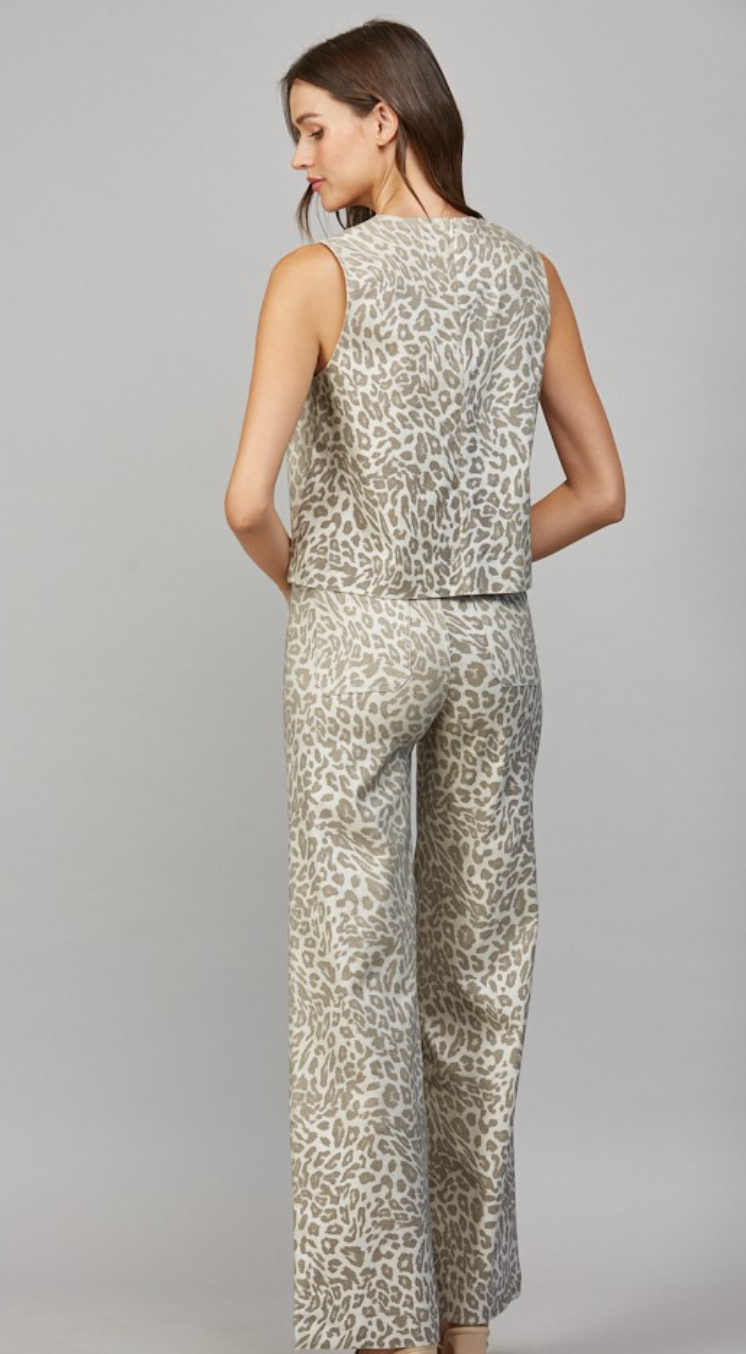 Metallic Sleeveless Top