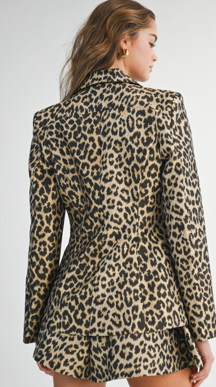 Leopard Flare Shorts