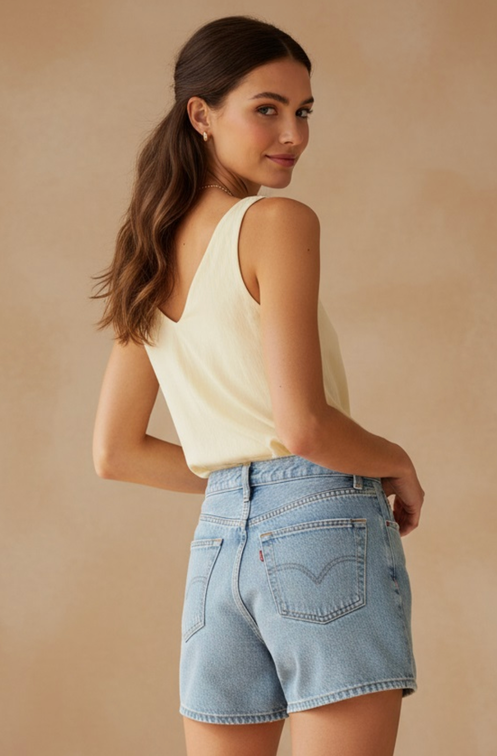 3d Twisted Flower Tank Top