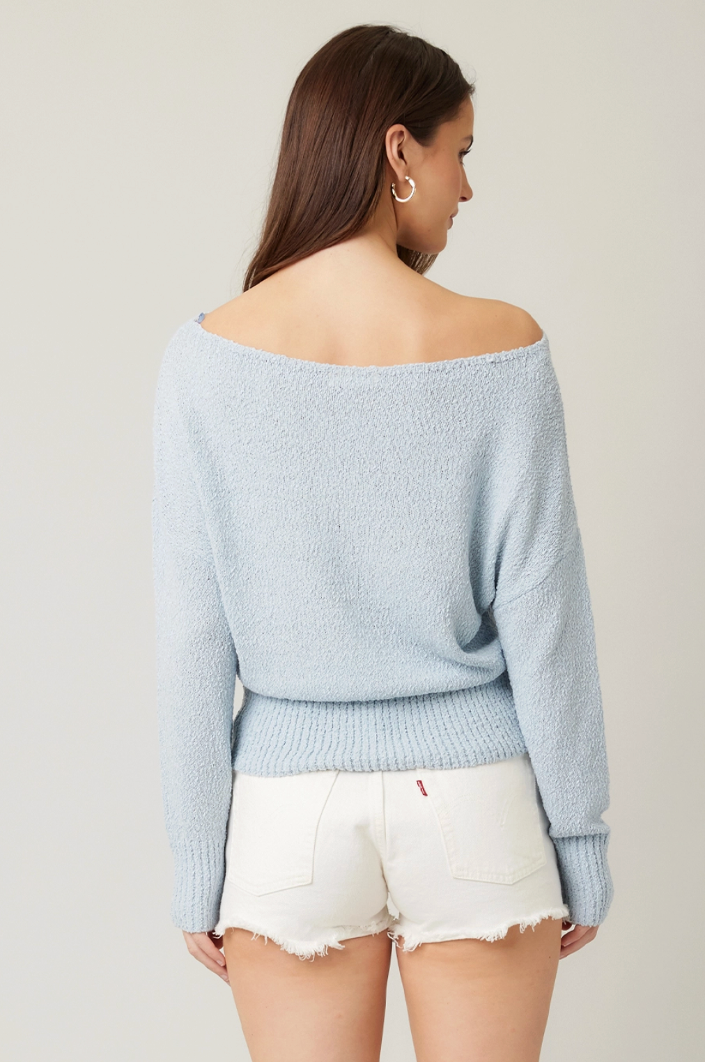 Knit Off the Shoulder Sweater