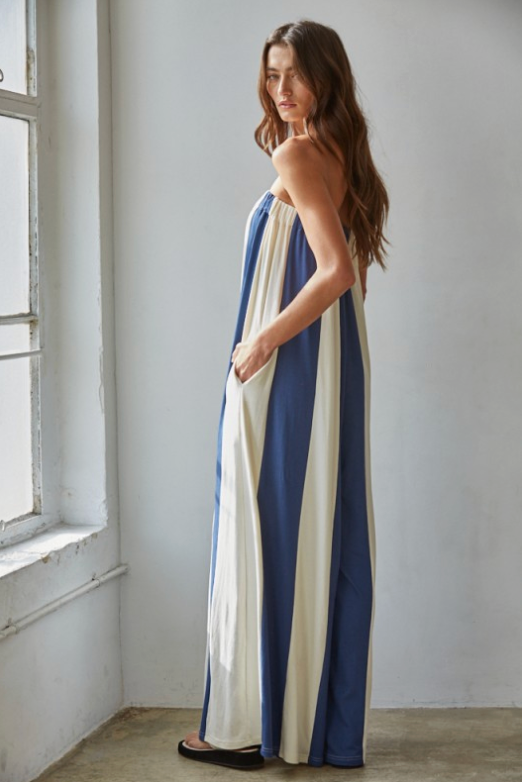 Havana Wide Flare Leg Jumpsuit