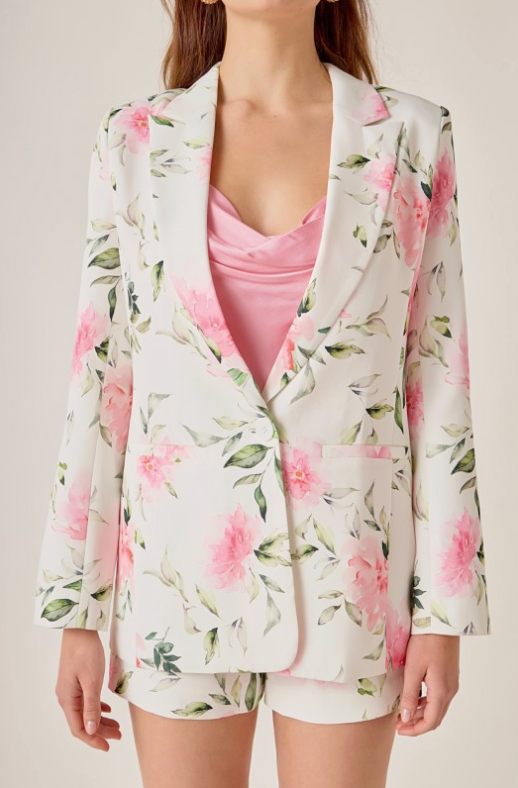 Rose Print Short