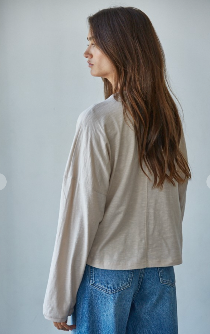 Everyday Mock Neck Long Sleeve Top