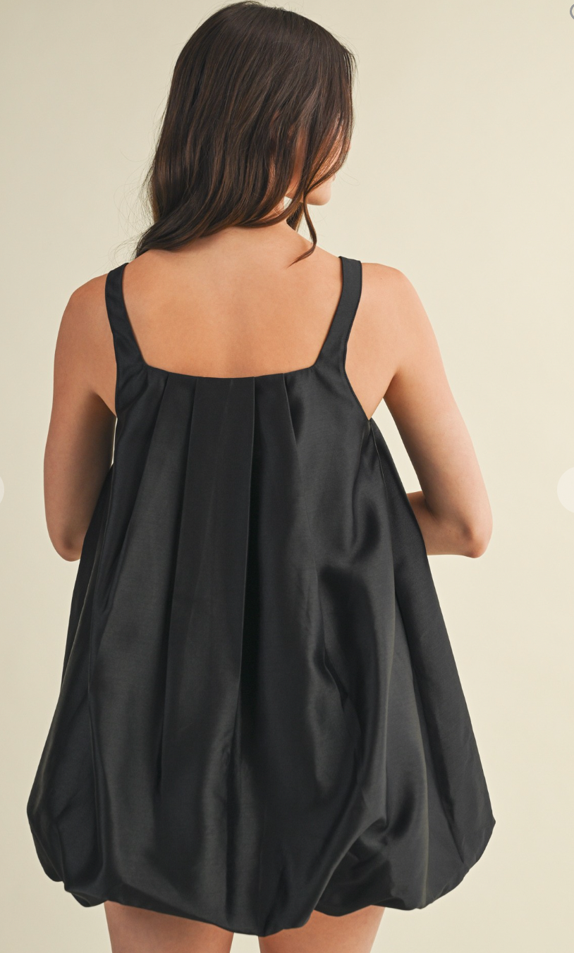 Sleeveless Bubble Hem Dress