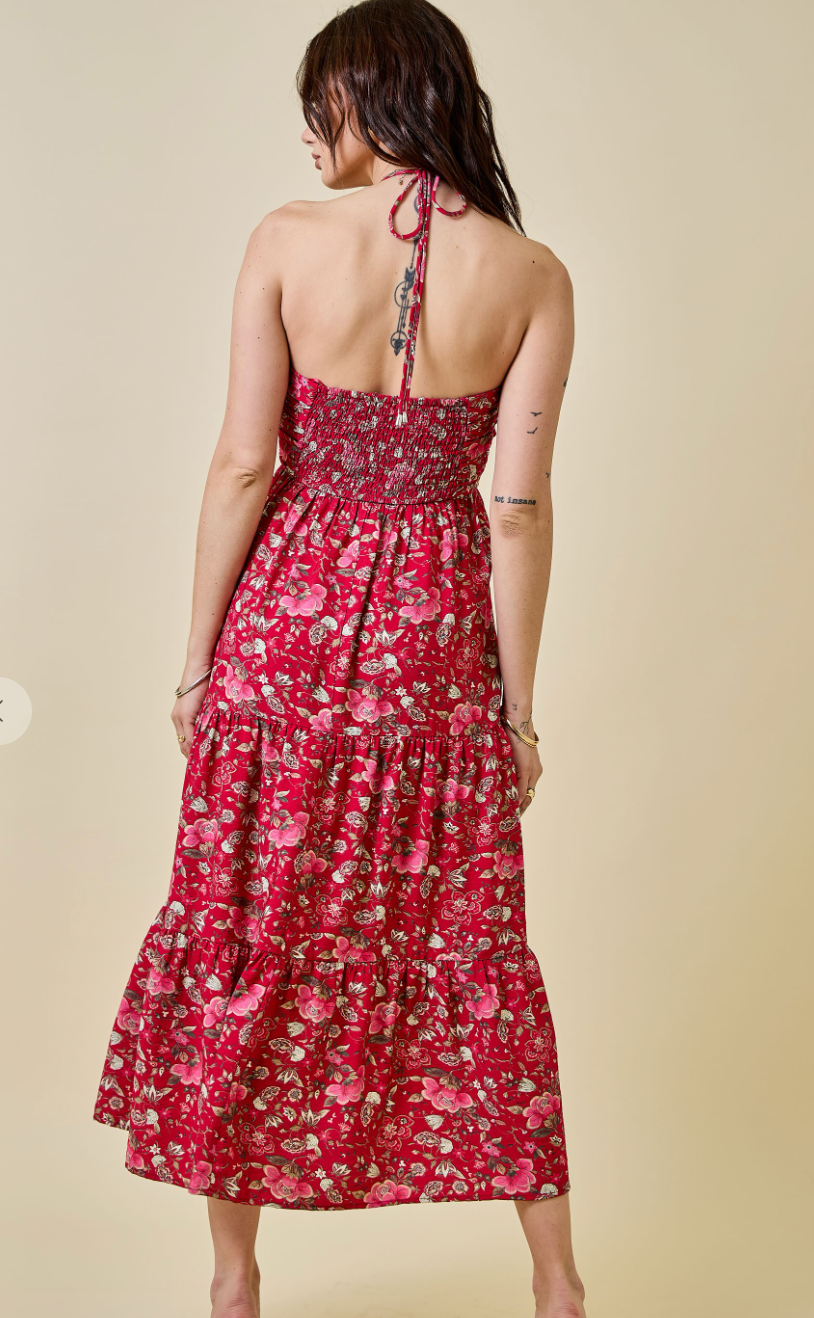 Halter Midi Dress