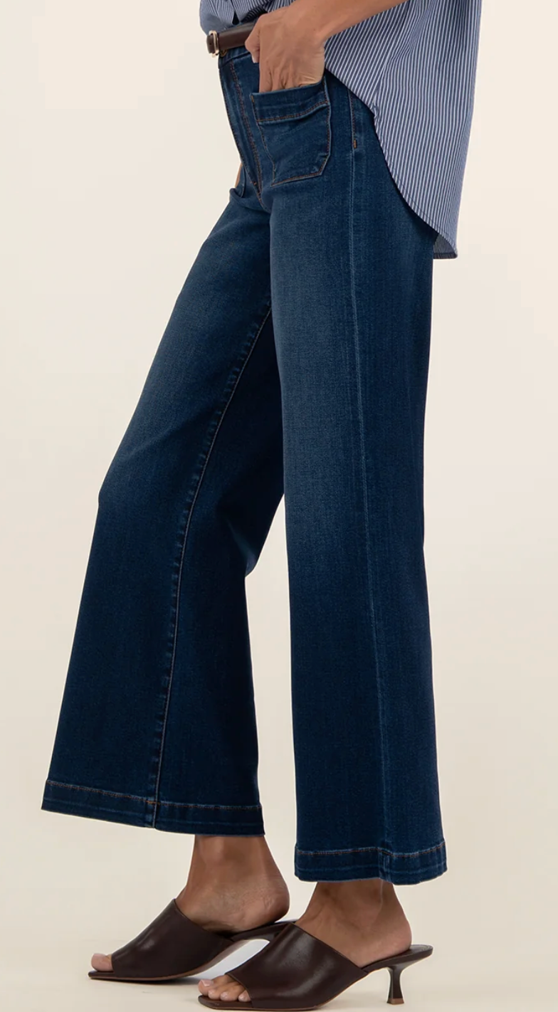 Meg High Rise Wide Leg Jean