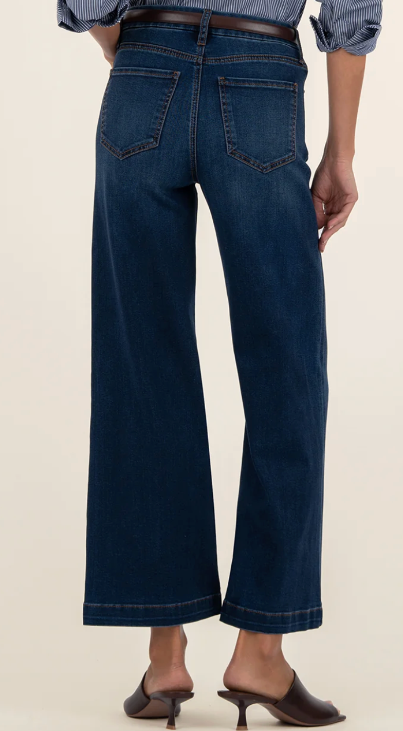 Meg High Rise Wide Leg Jean