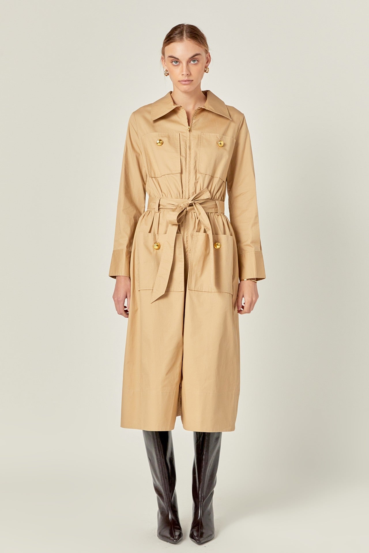Big Pocket Midi Dress