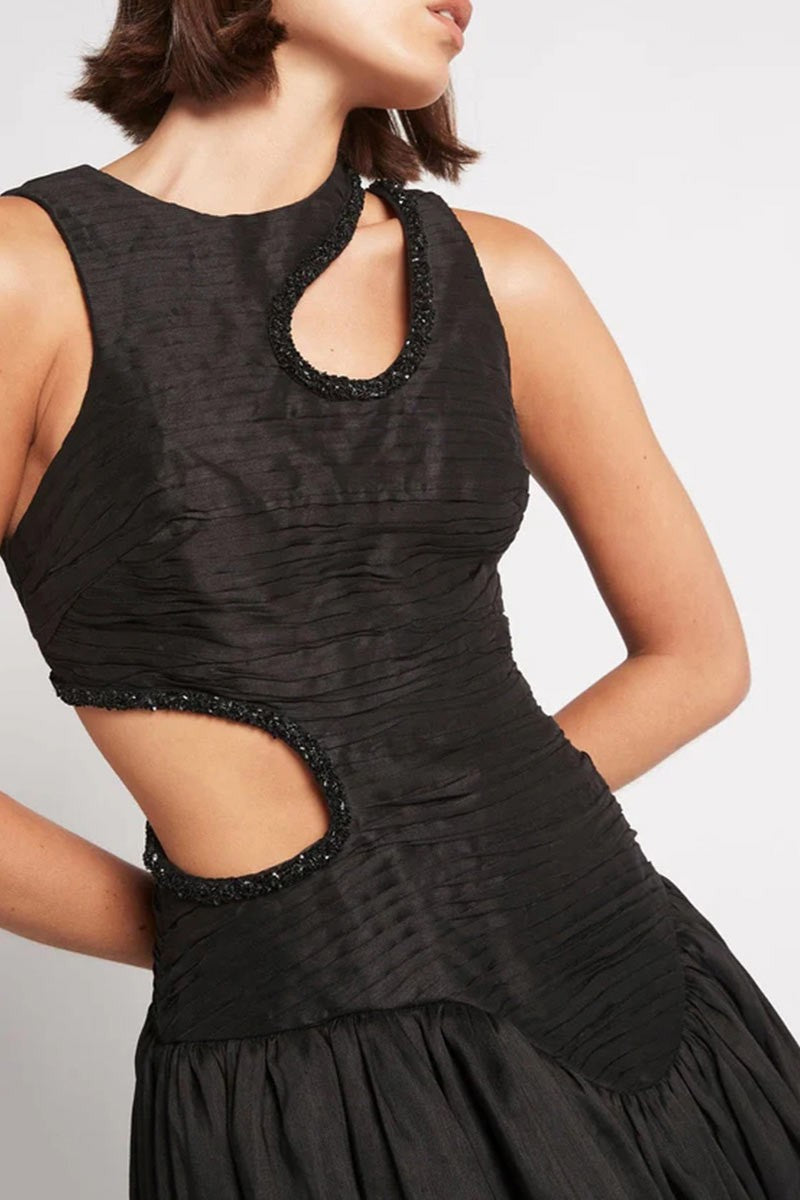 Cutout Maxi Tank Dress