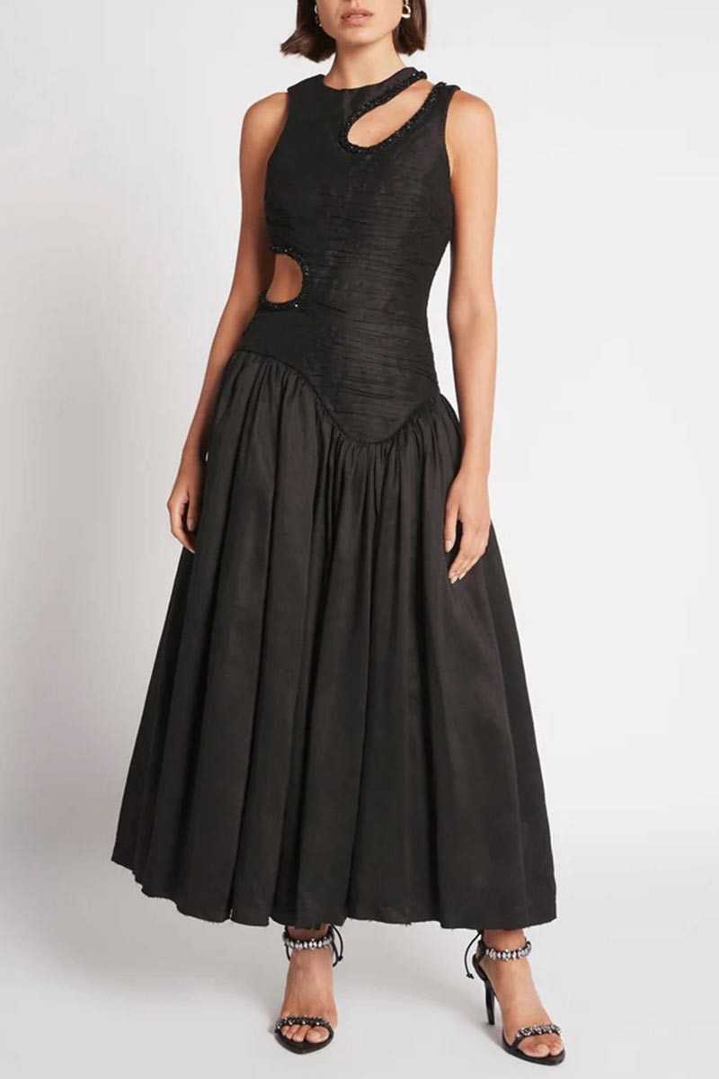 Cutout Maxi Tank Dress