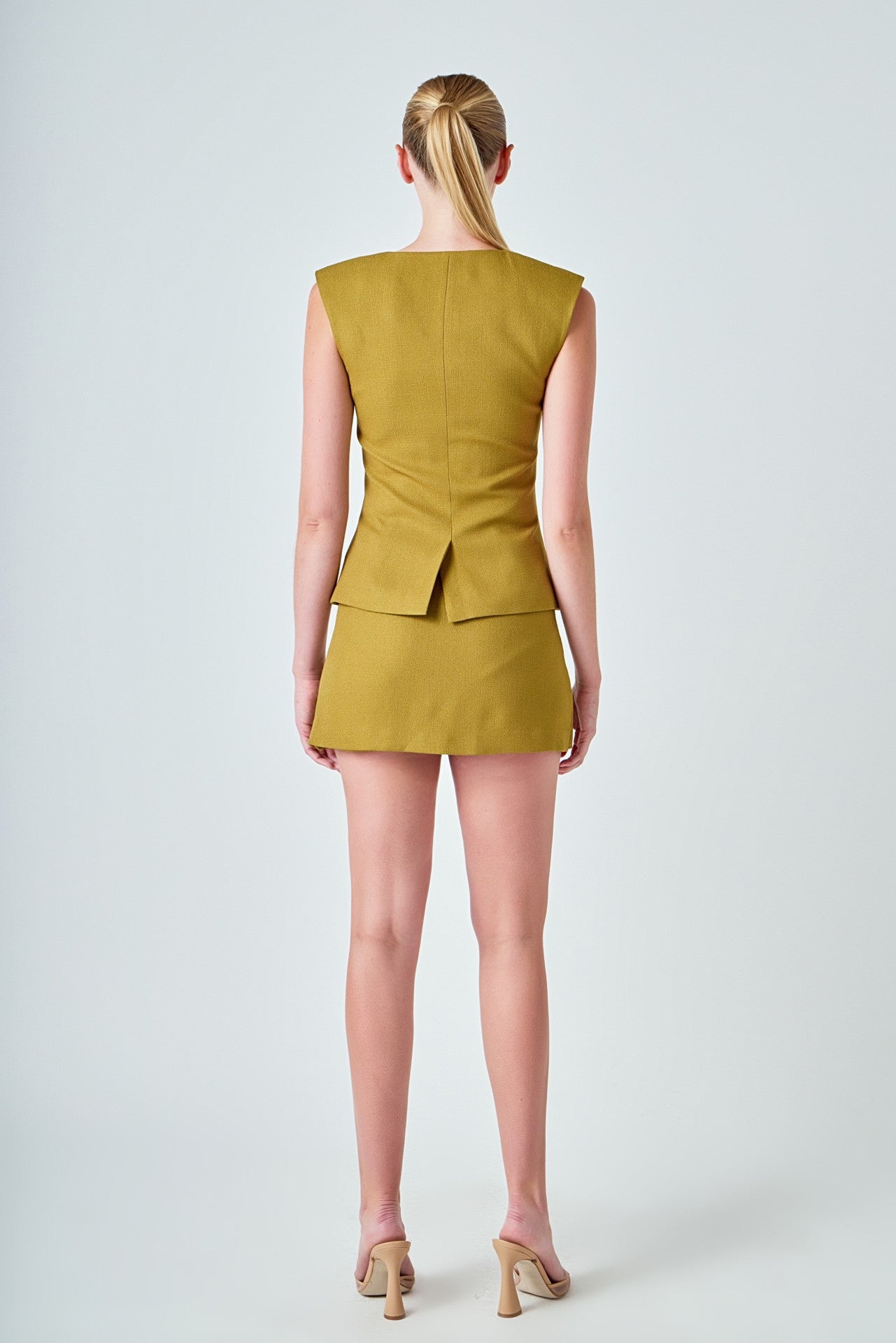Pleated Mini Skort