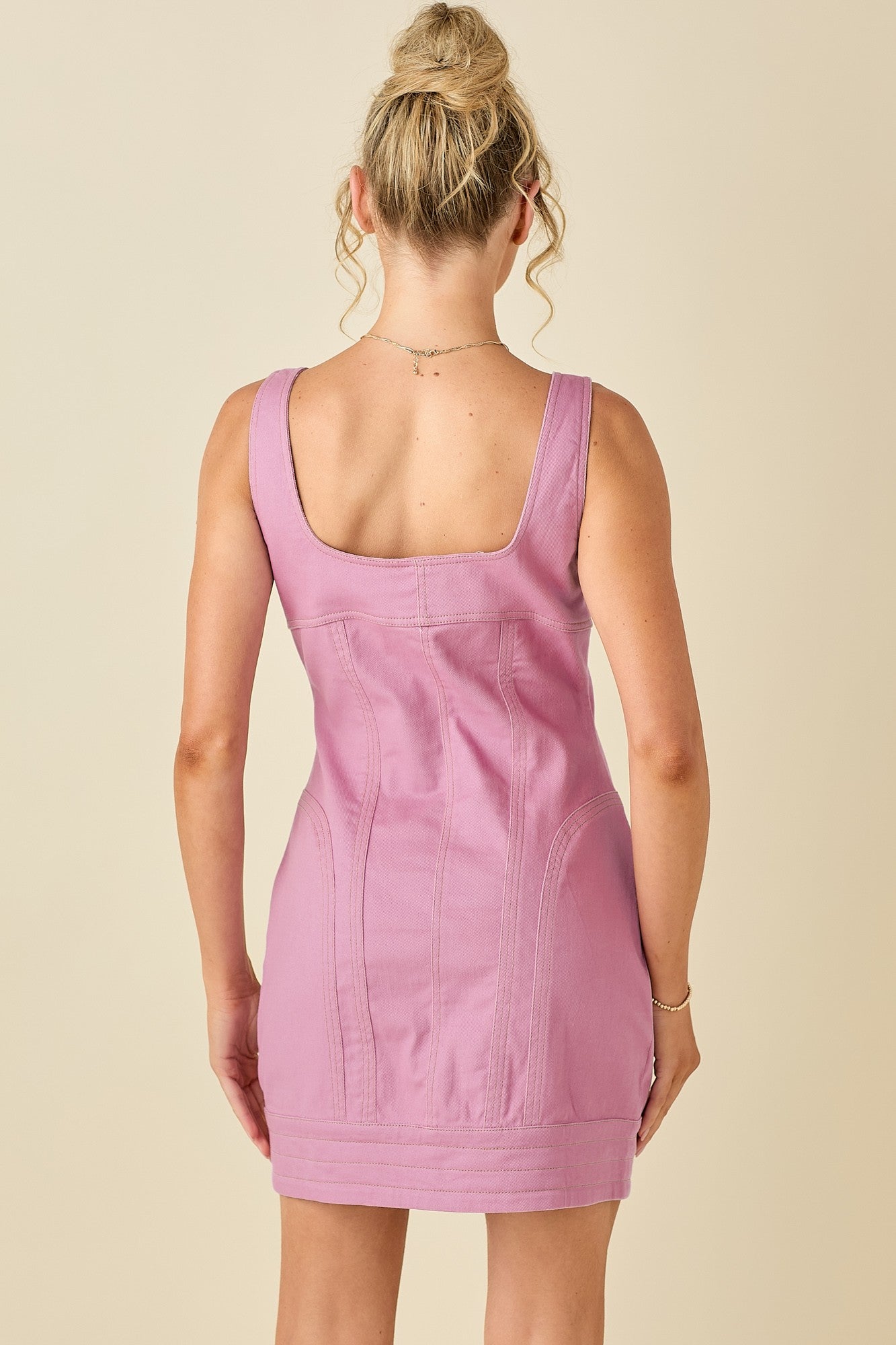 Stretch Denim Dress