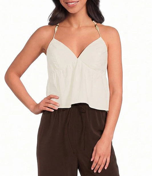 Holly Bead Detail Top
