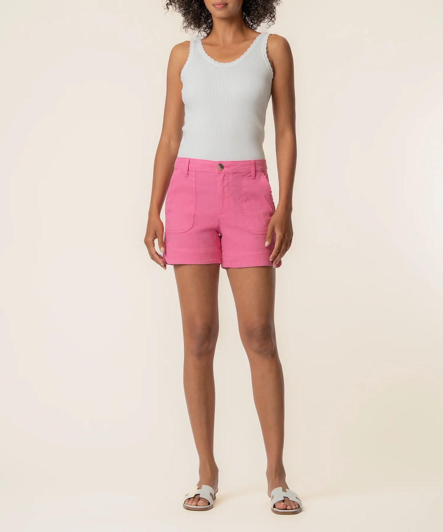 Toni Linen High Rise Short