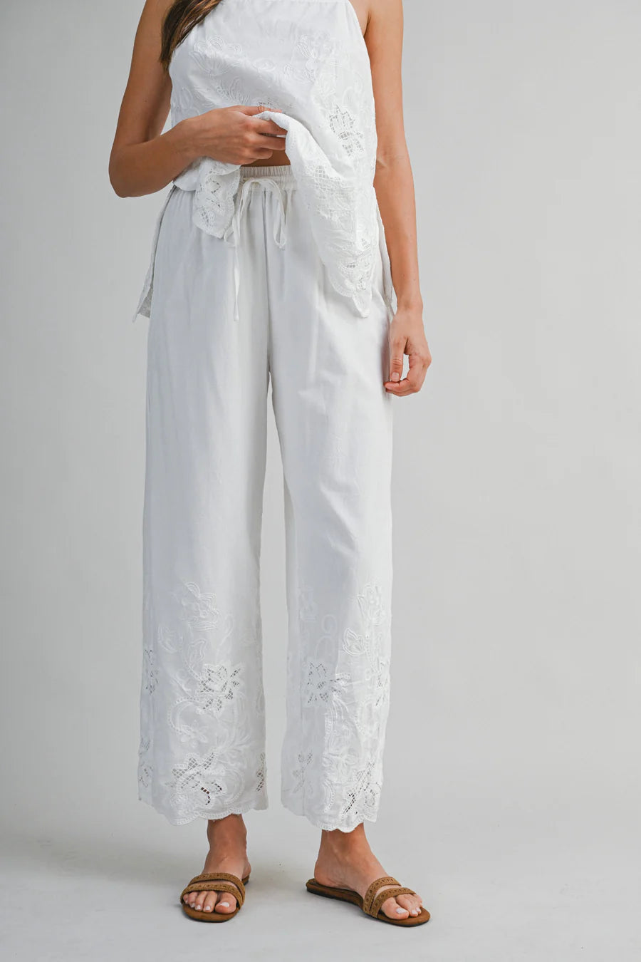 Embroidery Pants