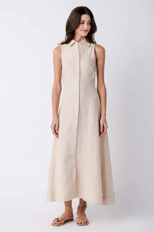 Aimme Linen Maxi Dress