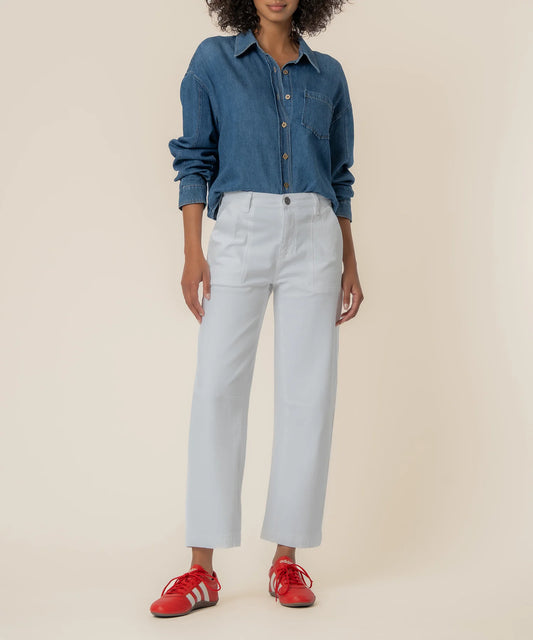 Ashton High Rise Wide Leg Barrel