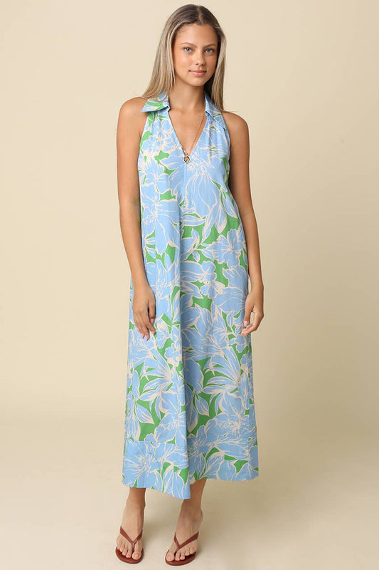 Ember Collar Maxi Dress