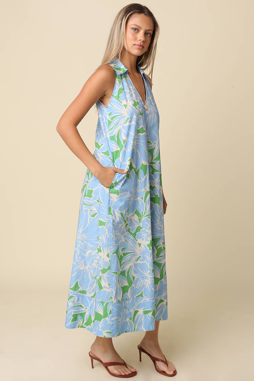 Ember Collar Maxi Dress