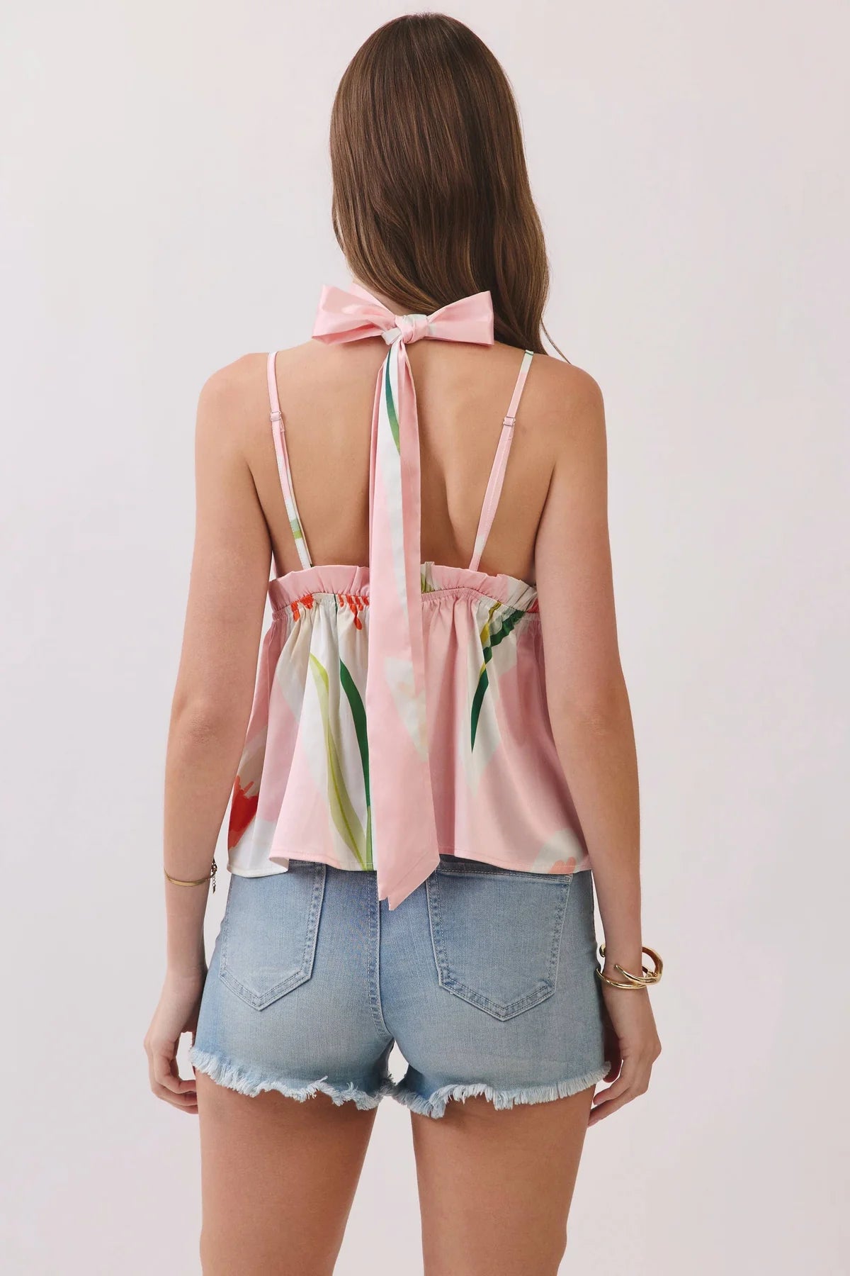 Halley Scarf Peplum Top