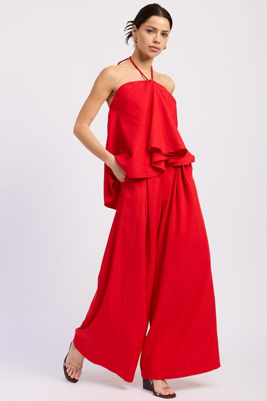 Linen Halter Top